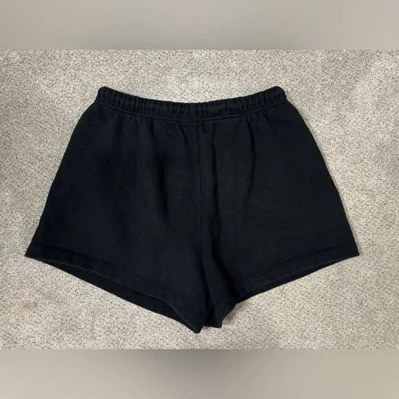 ESSENTIALS Fear of God Running Shorts Black Drawstring Loungewear Athleisure L - Picture 5 of 14